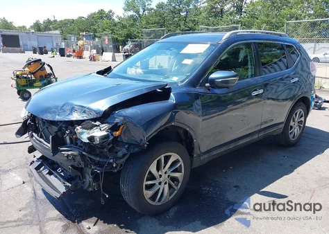 2015 Nissan Rogue Sl из США, поврежденный, VIN 5N1AT2MV7FC783169